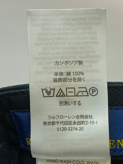 【中古美品】【メンズ】 POLO RALPH LAUREN ポロ・ラルフローレン LOGO CAP キャップ 帽子 185-260305-AS-43-min カラー：ブラック 万代Net店