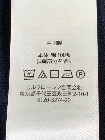 【中古品】【メンズ】 POLO RALPH LAUREN ポロ・ラルフローレン V-NECK COTTON CARDIGAN コットン カーディガン 147-260615-kt-09-min カラー：ネイビー 万代Net店