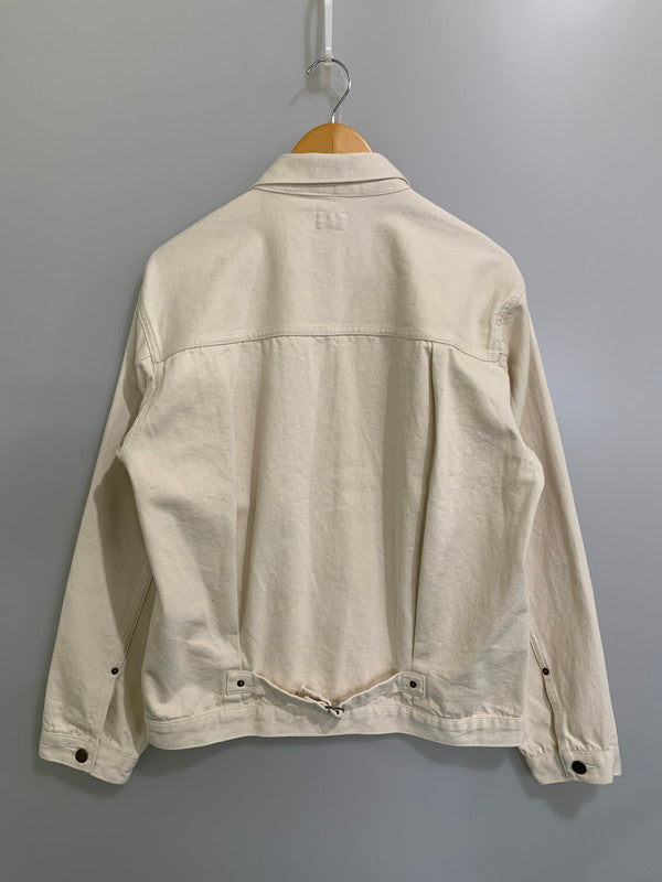 【中古品】【メンズ】 UNION HERCULESMADE ユニオンヘラクレスメイド DENIM JKT HE251L02 デニムジャケット アウター 145-260228-SH-16-min サイズ：38 カラー：ホワイト系 万代Net店