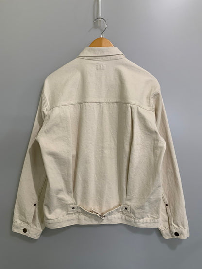 【中古品】【メンズ】 UNION HERCULESMADE ユニオンヘラクレスメイド DENIM JKT HE251L02 デニムジャケット アウター 145-260228-SH-16-min サイズ：38 カラー：ホワイト系 万代Net店