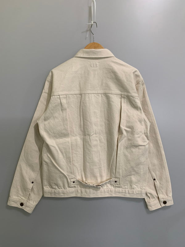 【中古品】【メンズ】 UNION HERCULES MADE ユニオンヘラクレスメイド DENIM JKT HE251L02 デニムジャケット アウター 145-260228-SH-15-min サイズ：38 カラー：ホワイト系 万代Net店