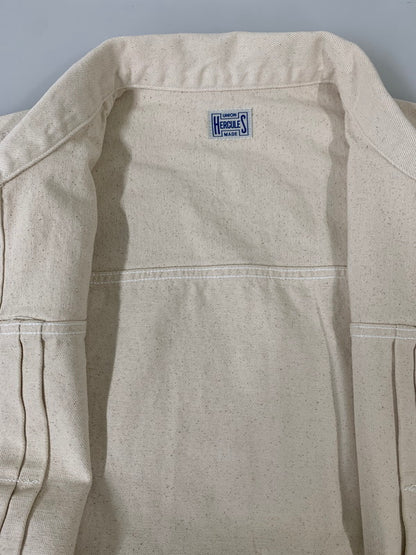 【中古品】【メンズ】 UNION HERCULES MADE ユニオンヘラクレスメイド DENIM JKT HE251L02 デニムジャケット アウター 145-260228-SH-15-min サイズ：38 カラー：ホワイト系 万代Net店