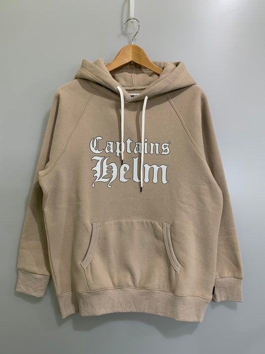 【中古品】【メンズ】 CAPTAINS HELM キャプテンズヘルム HELM LOCAL HOODIE CH23-AW-T10 ヘルム ローカル フーディー パーカー トップス 140-260228-SH-08-min サイズ：M カラー：サンドベージュ 万代Net店