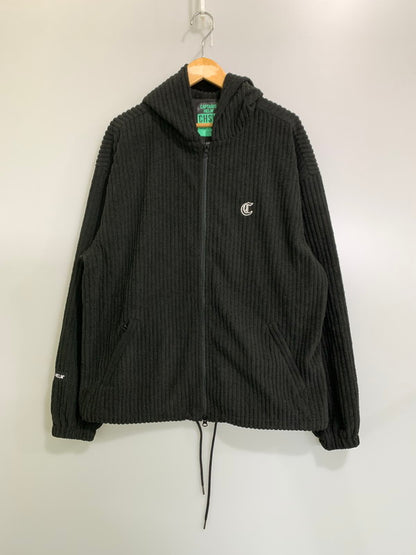 【中古品】【メンズ】 CAPTAINS HELM キャプテンヘルム MONSTER WELL WARM ZIP HOODIE CH24-AW-T09 モンスター ウェル ウォーム ジップ フーディー パーカートップス 140-260228-SH-09-min サイズ：L カラー：ブラック 万代Net店