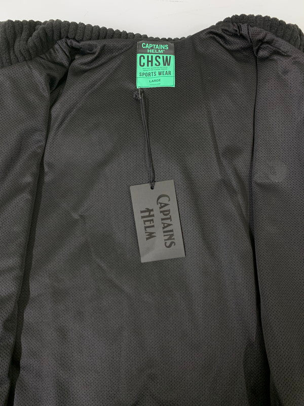 【中古品】【メンズ】 CAPTAINS HELM キャプテンヘルム MONSTER WELL WARM ZIP HOODIE CH24-AW-T09 モンスター ウェル ウォーム ジップ フーディー パーカートップス 140-260228-SH-09-min サイズ：L カラー：ブラック 万代Net店