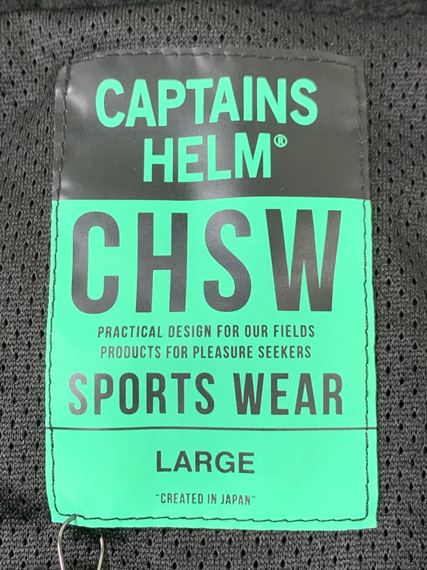 【中古品】【メンズ】 CAPTAINS HELM キャプテンヘルム MONSTER WELL WARM ZIP HOODIE CH24-AW-T09 モンスター ウェル ウォーム ジップ フーディー パーカートップス 140-260228-SH-09-min サイズ：L カラー：ブラック 万代Net店