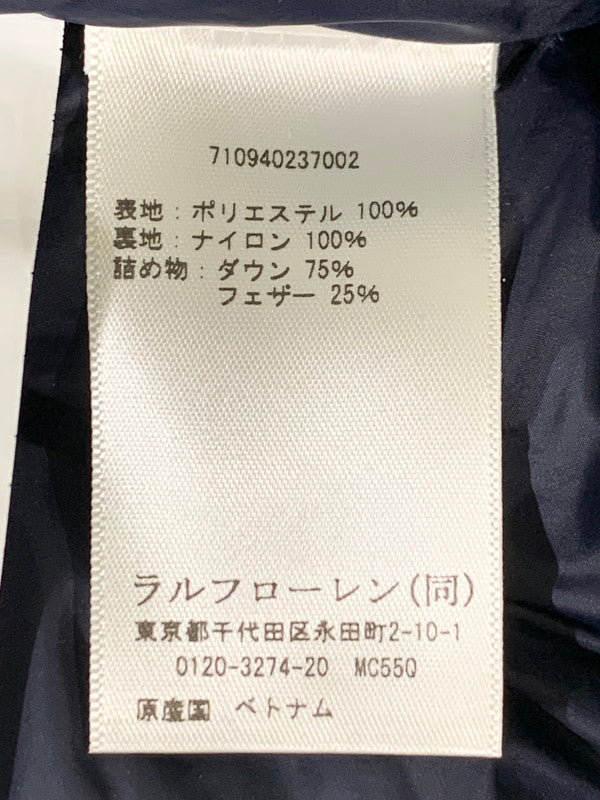 【中古品】【メンズ】 POLO RALPH LAUREN ポロ・ラルフローレン GORHAM DOWN JACKET MNPOOTW16021340 ゴーラム ダウンジャケット アウター 147-260228-SH-20-min サイズ：L カラー：ネイビー 万代Net店