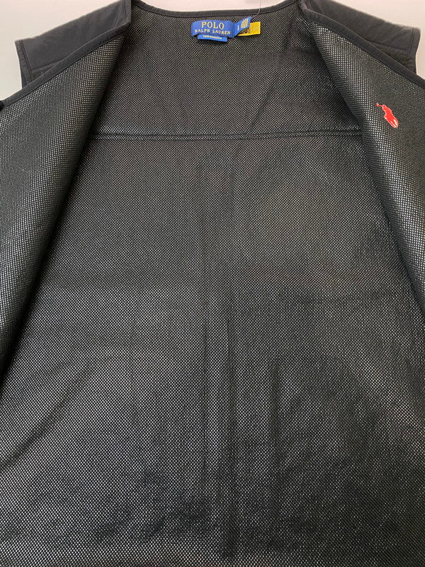 【中古品】【メンズ】 POLO RALPH LAUREN ポロ・ラルフローレン FLEECE VEST MNPOKNI1N220004 フリース ベスト メンズ パイル フリース ハイブリッド 147-260227-em-40-min サイズ：L カラー：ブラック 万代Net店
