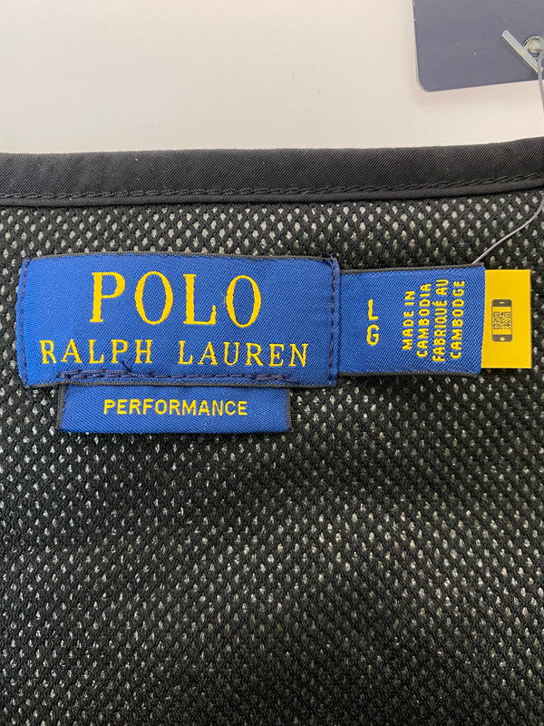 【中古品】【メンズ】 POLO RALPH LAUREN ポロ・ラルフローレン FLEECE VEST MNPOKNI1N220004 フリース ベスト メンズ パイル フリース ハイブリッド 147-260227-em-40-min サイズ：L カラー：ブラック 万代Net店