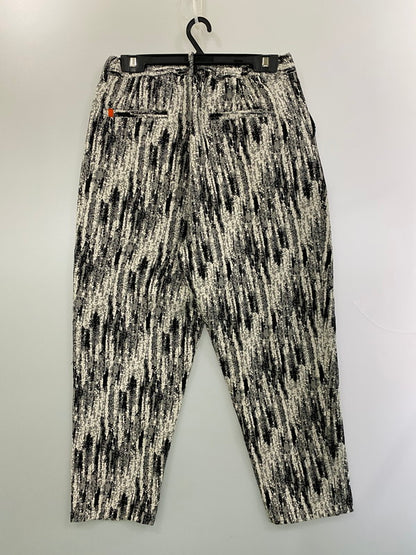 【中古品】【メンズ】 TONY TAIZSUN トニータイズサン TONY GOBELLNE FLEA PANTS 25FW-009 トニー ゴブランフレアパンツ メンズ ボトムス カスリ風 テーパード 151-260227-em-34-min サイズ：XL カラー：ブラック/ホワイト（総柄） 万代Net店