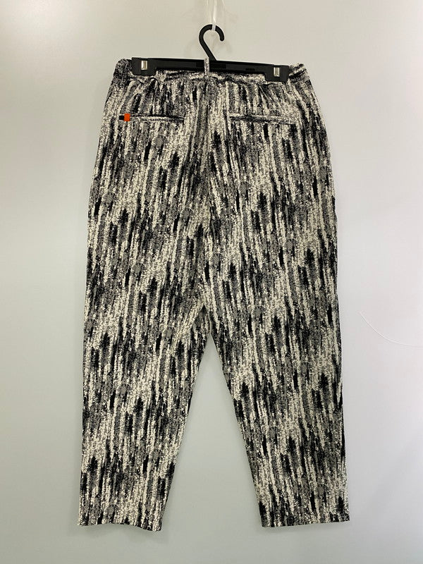 【中古品】【メンズ】 TONY TAIZSUN トニータイズサン TONY GOBELLNE FLEA PANTS 25FW-009 トニー ゴブランフレアパンツ メンズ ボトムス カスリ風 テーパード 151-260227-em-32-min サイズ：XL カラー：ブラック/ホワイト（総柄） 万代Net店
