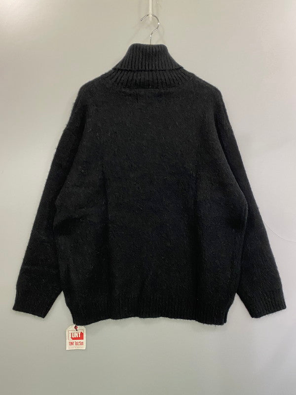 【中古品】【メンズ】 TONY TAIZSUN トニータイズサン KURT MOHAIR TURTLE KNIT 23FW-014 カート モヘア タートル ニット メンズ セーター トップス 140-260227-em-19-min サイズ：XL カラー：ブラック 万代Net店