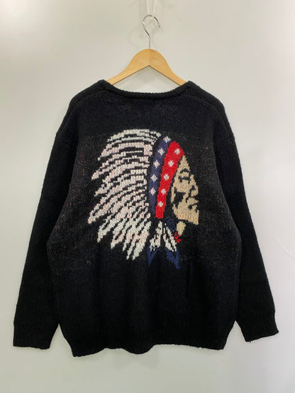 【中古品】【メンズ】 TONY TAIZSUN トニータイズサン NATIVE MOHAIR KNIT CARDIGAN 24FW-016 ネイティブ モヘア ニット カーディガン メンズ トップス 140-260227-em-25-min サイズ：L カラー：ブラック 万代Net店