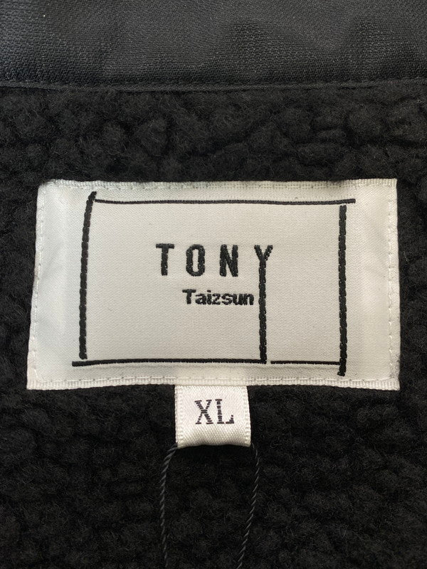 【中古品】【メンズ】 TONY TAIZSUN トニータイズサン PCH BOA COACH JACKET 24FW-009 コーチジャケット メンズ アウター ナイロンジャケット 140-260227-em-21-min サイズ：XL カラー：ブラック 万代Net店