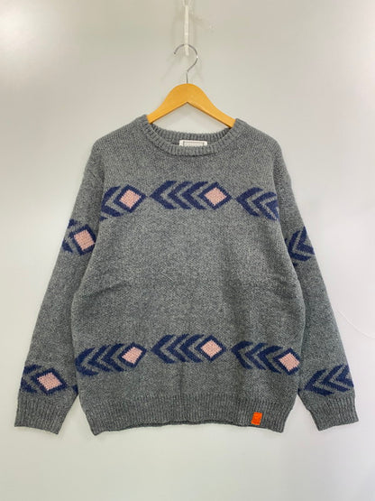 【中古品】【メンズ】 TONY TAIZSUN トニータイズサン ARROW MOHAIR KNIT CREW 24FW-019 アロー モヘア ニット クルー メンズ トップス セーター 140-260227-em-22-min サイズ：M カラー：グレー系 万代Net店