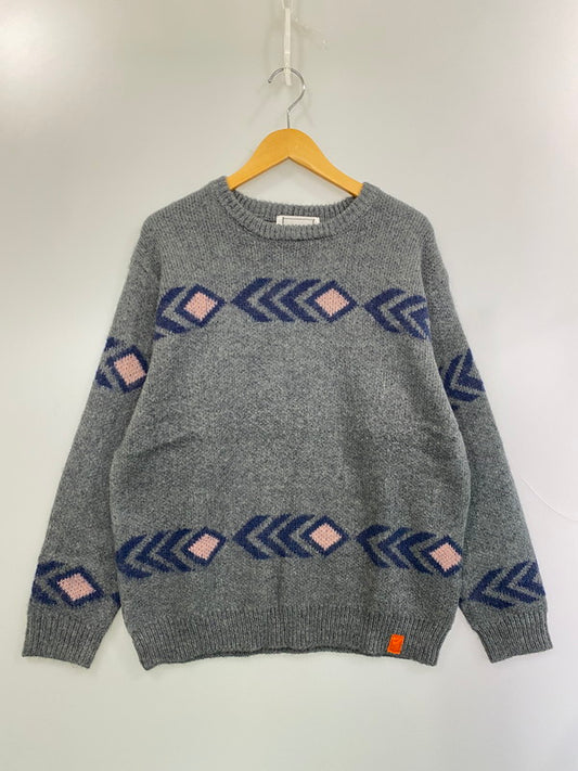 【中古品】【メンズ】 TONY TAIZSUN トニータイズサン ARROW MOHAIR KNIT CREW 24FW-019 アロー モヘア ニット クルー メンズ トップス セーター 140-260227-em-22-min サイズ：M カラー：グレー系 万代Net店