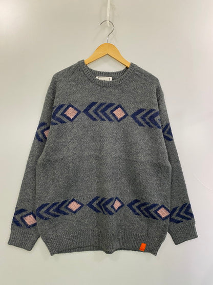 【中古品】【メンズ】 TONY TAIZSUN トニータイズサン 24FW-019 ARROW MOHAIR KNIT CREW アロー モヘア ニット クルー メンズ トップス セーター 140-260227-em-24-min サイズ：L カラー：グレー系 万代Net店