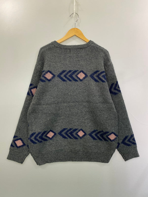 【中古品】【メンズ】 TONY TAIZSUN トニータイズサン 24FW-019 ARROW MOHAIR KNIT CREW アロー モヘア ニット クルー メンズ トップス セーター 140-260227-em-24-min サイズ：L カラー：グレー系 万代Net店