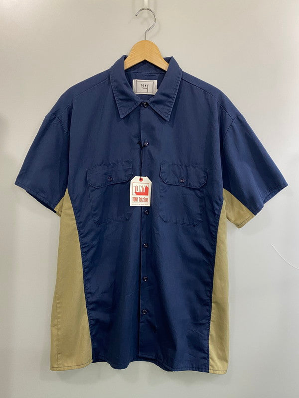 【中古品】【メンズ】 TONY TAIZSUN トニータイズサン 24SM TONY WORK SHIRTS トニーワークシャツ メンズ 半袖 シャツ ショートスリーブ 140-260710-hu-37-min サイズ：XL カラー：ネイビー/カーキ 万代Net店
