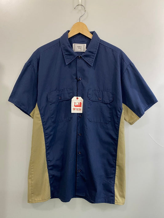 【中古品】【メンズ】 TONY TAIZSUN トニータイズサン 24SM TONY WORK SHIRTS トニーワークシャツ メンズ 半袖 シャツ ショートスリーブ 140-260710-hu-37-min サイズ：XL カラー：ネイビー/カーキ 万代Net店