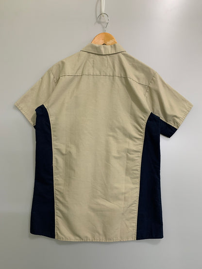 【中古品】【メンズ】 TONY TAIZSUN トニータイズサン 24SM TONY WORK SHIRTS トニーワークシャツ メンズ 半袖 140-260704-hu-01-min サイズ：Ｌ カラー：ベージュ/ネイビー 万代Net店