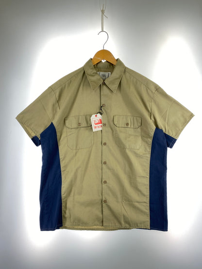 【中古品】【メンズ】 TONY TAIZSUN トニータイズサン TONY WORK SHIRTS 24SM トニー ワーク シャツ メンズ 半袖 シャツ トップス 140-260731-em-24-min サイズ：XL カラー：カーキ/ネイビー 万代Net店