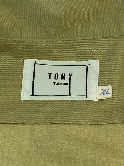 【中古品】【メンズ】 TONY TAIZSUN トニータイズサン TONY WORK SHIRTS 24SM トニー ワーク シャツ メンズ 半袖 シャツ トップス 140-260731-em-24-min サイズ：XL カラー：カーキ/ネイビー 万代Net店