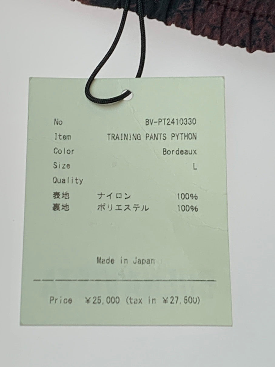 【中古品】【メンズ】 BUENA VISTA ブエナビスタ TRANING PANTS トレーニングパンツ メンズ ボトムス 153-260311-em-13-min サイズ：L カラー：BORDEAUX 万代Net店