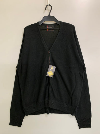 【中古美品】【メンズ】 TOWNCRAFT タウンクラフト 60s CARDIGAN カーディガン 147-260307-zi-06-min サイズ：L カラー：ブラック 万代Net店