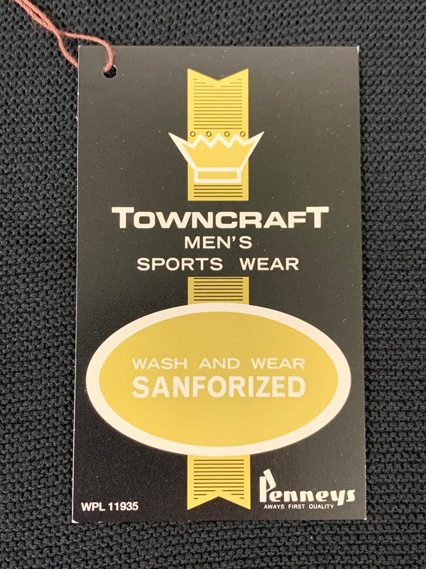 【中古美品】【メンズ】 TOWNCRAFT タウンクラフト 60s CARDIGAN カーディガン 147-260307-zi-06-min サイズ：L カラー：ブラック 万代Net店