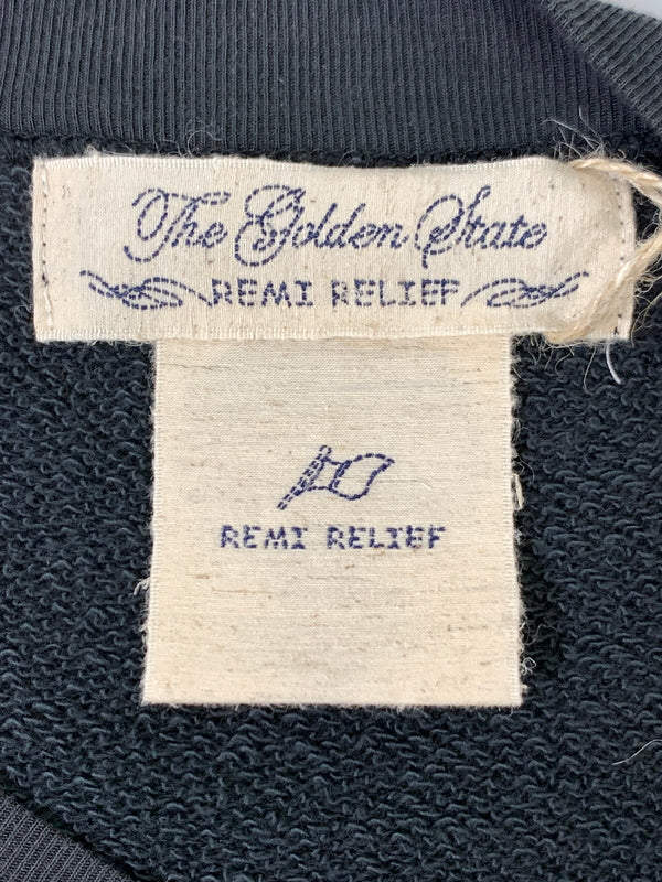 【中古品】【メンズ】 REMI RELIEF レミレリーフ スウェット メンズ 長袖 トップス リラックスシルエット 140-260731-em-55-min カラー：ダークグレー 万代Net店