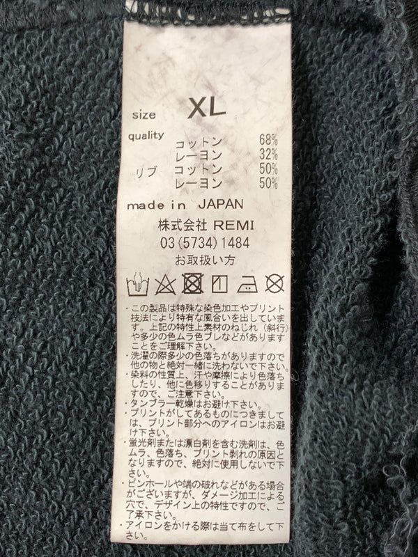 【中古品】【メンズ】 REMI RELIEF レミレリーフ スウェット メンズ 長袖 トップス リラックスシルエット 140-260731-em-55-min カラー：ダークグレー 万代Net店