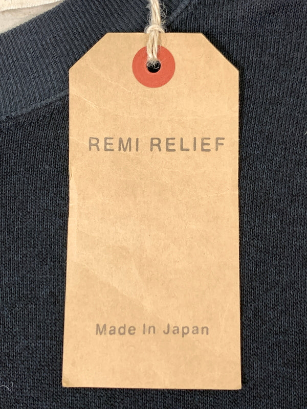 【中古品】【メンズ】 REMI RELIEF レミレリーフ スウェット メンズ 長袖 トップス リラックスシルエット 140-260731-em-55-min カラー：ダークグレー 万代Net店
