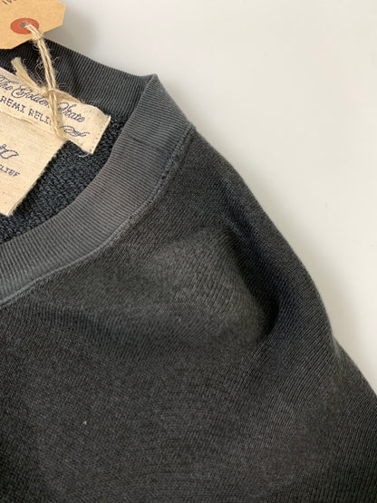 【中古品】【メンズ】 REMI RELIEF レミレリーフ スウェット メンズ 長袖 トップス リラックスシルエット 140-260731-em-55-min カラー：ダークグレー 万代Net店