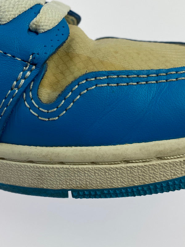 【中古品】【メンズ】 NIKE ナイキ × OFF-WHITE オフホワイト AIR JORDAN 1 HIGH UNC AQ0818-148 エアジョーダン1 ハイ UNC メンズ シューズ 靴 スニーカー 160-260227-em-68-min サイズ：27.0cm カラー：WHITE DARK POWDER BLUE 万代Net店