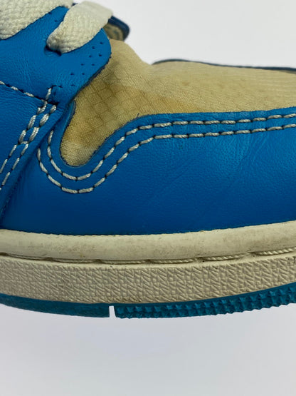 【中古品】【メンズ】 NIKE ナイキ × OFF-WHITE オフホワイト AIR JORDAN 1 HIGH UNC AQ0818-148 エアジョーダン1 ハイ UNC メンズ シューズ 靴 スニーカー 160-260227-em-68-min サイズ：27.0cm カラー：WHITE DARK POWDER BLUE 万代Net店