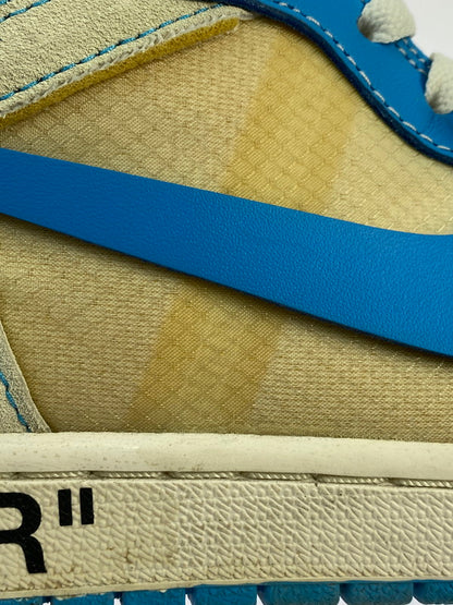 【中古品】【メンズ】 NIKE ナイキ × OFF-WHITE オフホワイト AIR JORDAN 1 HIGH UNC AQ0818-148 エアジョーダン1 ハイ UNC メンズ シューズ 靴 スニーカー 160-260227-em-68-min サイズ：27.0cm カラー：WHITE DARK POWDER BLUE 万代Net店