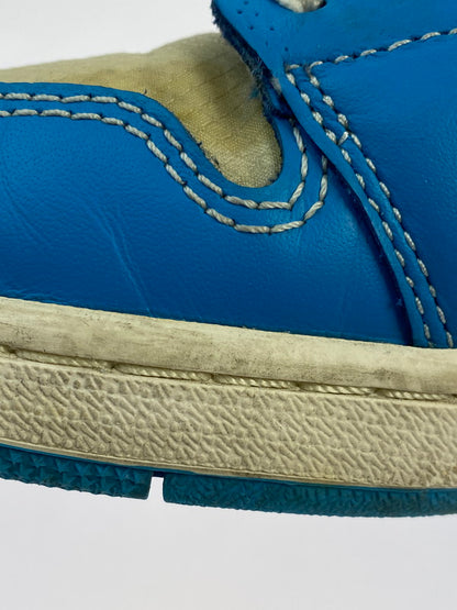 【中古品】【メンズ】 NIKE ナイキ × OFF-WHITE オフホワイト AIR JORDAN 1 HIGH UNC AQ0818-148 エアジョーダン1 ハイ UNC メンズ シューズ 靴 スニーカー 160-260227-em-68-min サイズ：27.0cm カラー：WHITE DARK POWDER BLUE 万代Net店