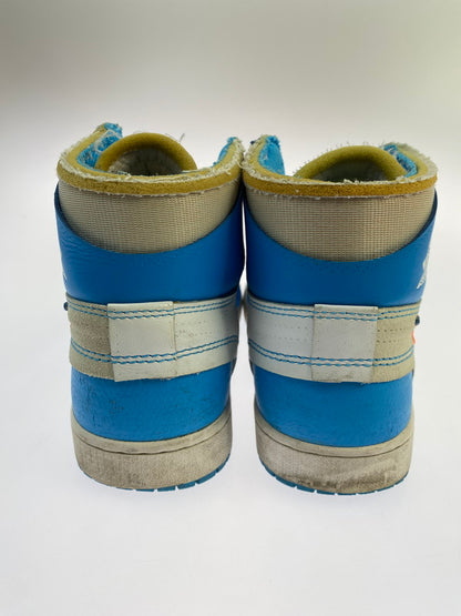 【中古品】【メンズ】 NIKE ナイキ × OFF-WHITE オフホワイト AIR JORDAN 1 HIGH UNC AQ0818-148 エアジョーダン1 ハイ UNC メンズ シューズ 靴 スニーカー 160-260227-em-68-min サイズ：27.0cm カラー：WHITE DARK POWDER BLUE 万代Net店