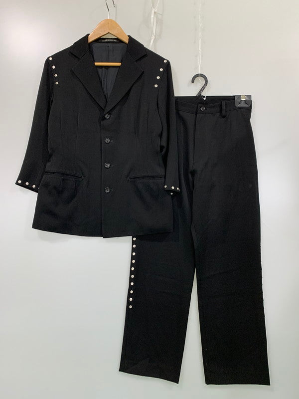 【中古品】【メンズ】 Y's ワイズ STUDS SET-UP YG-P18-107 スタッズ セットアップ 169-260302-SH-01-min サイズ：2 カラー：ブラック 万代Net店