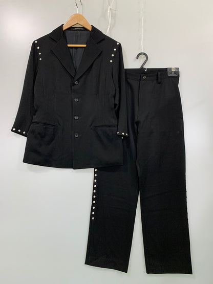 【中古品】【メンズ】 Y's ワイズ STUDS SET-UP YG-P18-107 スタッズ セットアップ 169-260302-SH-01-min サイズ：2 カラー：ブラック 万代Net店