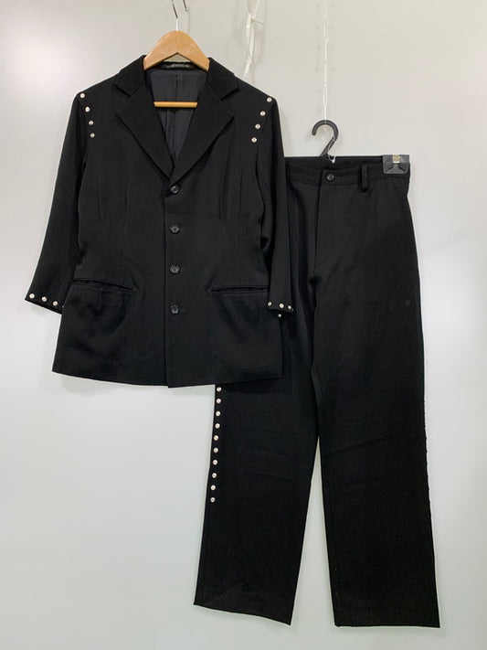 【中古品】【メンズ】 Y's ワイズ STUDS SET-UP YG-P18-107 スタッズ セットアップ 169-260302-SH-01-min サイズ：2 カラー：ブラック 万代Net店
