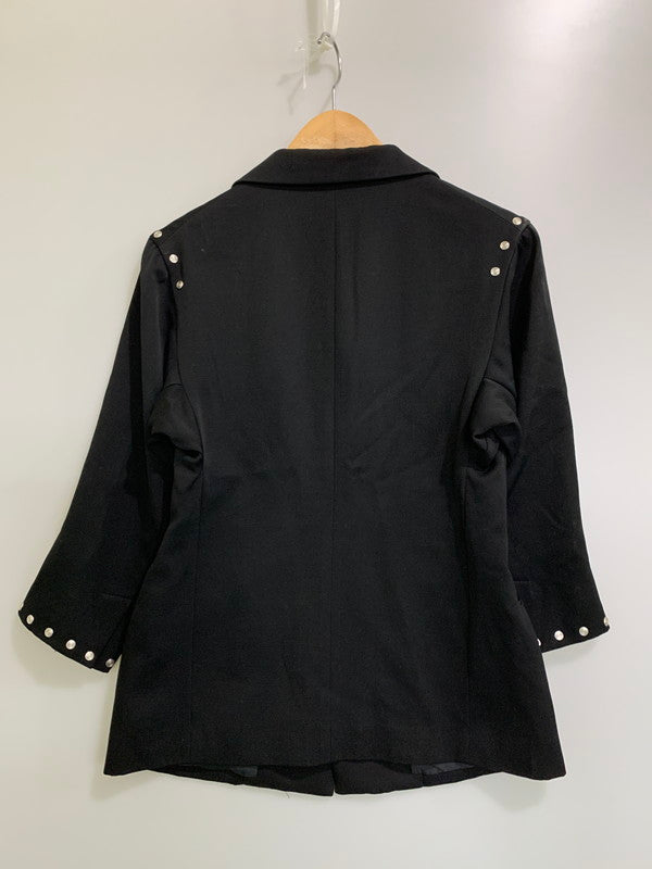 【中古品】【メンズ】 Y's ワイズ STUDS SET-UP YG-P18-107 スタッズ セットアップ 169-260302-SH-01-min サイズ：2 カラー：ブラック 万代Net店