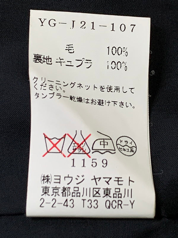 【中古品】【メンズ】 Y's ワイズ STUDS SET-UP YG-P18-107 スタッズ セットアップ 169-260302-SH-01-min サイズ：2 カラー：ブラック 万代Net店