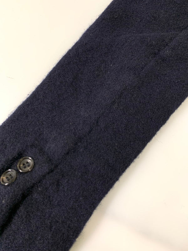 【中古品】【メンズ】 COMME des GARCONS HOMME PLUS コムデギャルソンオムプリュス 09AW 縮絨 WOOL JACKET PD-J054 ウールジャケット アウター 140-260228-SH-06-min サイズ：XS カラー：ネイビー 万代Net店