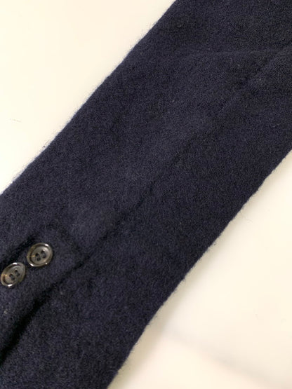 【中古品】【メンズ】 COMME des GARCONS HOMME PLUS コムデギャルソンオムプリュス 09AW 縮絨 WOOL JACKET PD-J054 ウールジャケット アウター 140-260228-SH-06-min サイズ：XS カラー：ネイビー 万代Net店