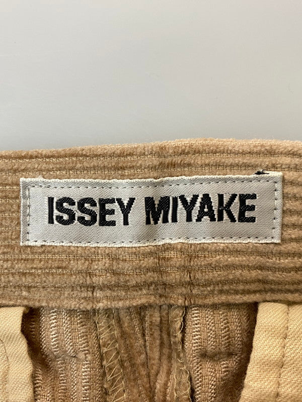 【中古品】【メンズ】 ISSEY MIYAKE イッセイ ミヤケ 90S CORDUROY PANT 90年代 コーデュロイパンツ メンズ ボトムス ヴィンテージ 151-260227-em-37-min サイズ：L カラー：ベージュ系 万代Net店