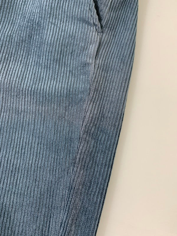 【中古品】【メンズ】 ISSEY MIYAKE イッセイミヤケ 90’s CORDUROY PANT 90年代 コーデュロイパンツ ボトムス 151-260228-SH-02-min サイズ：L カラー：ブルー系 万代Net店