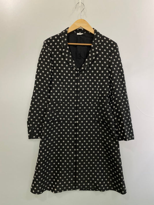 【中古品】【メンズ】 COMME des GARCONS HOMME コムデギャルソンオム DOT MORNING COAT PLUS PJ-J041 ドット柄 モーニング コート メンズ アウター ジャケット 140-260227-em-18-min サイズ：XS カラー：ブラック（ドット柄） 万代Net店