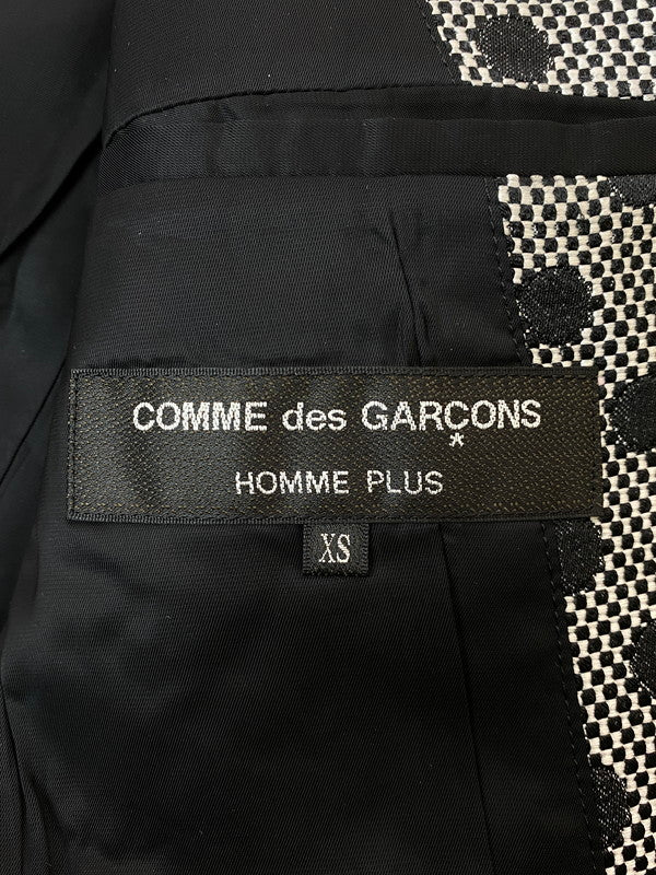 【中古品】【メンズ】 COMME des GARCONS HOMME コムデギャルソンオム DOT MORNING COAT PLUS PJ-J040 ドット柄 モーニング コート メンズ アウター ジャケット 140-260227-em-17-min サイズ：XS カラー：グレー（ドット柄） 万代Net店